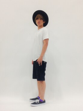 「DISCOVERED（ディスカバード）のアイテム（パンツ）」を使った、Tomoさん（メンズ・167cm）の春コーディネート