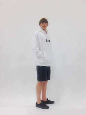 「SHIPS JET BLUE（シップスジェットブルー）のアイテム（ニットキャップ/ビーニー）」を使った、Tomoさん（メンズ・167cm）の春コーディネート