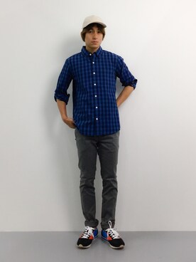 「C.E.L.STORE（セルストア）のアイテム（シューズ）」を使った、Tomoさん（メンズ・167cm）の夏コーディネート