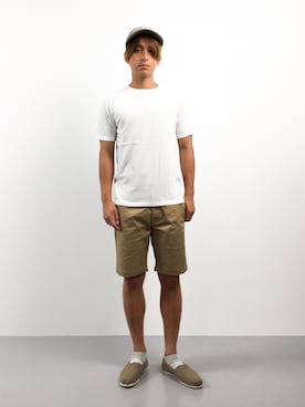 「NANO universe（ナノユニバース）のアイテム（キャップ）」を使った、Tomoさん（メンズ・167cm）の夏コーディネート
