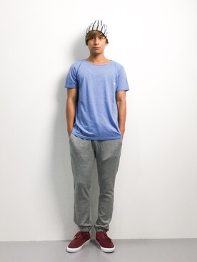 「24SURF_（トゥーフォーサーフ）のアイテム」を使った、Tomoさん（メンズ・167cm）の夏コーディネート