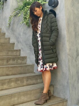 「TOMMY HILFIGER（トミーヒルフィガー）のアイテム（ブーティ）」を使った、NOZAさん（レディース・163cm）の秋コーディネート