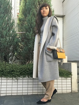 「TOMMY HILFIGER（トミーヒルフィガー）のアイテム（ジャケット/アウター）」を使った、NOZAさん（レディース・163cm）の冬コーディネート