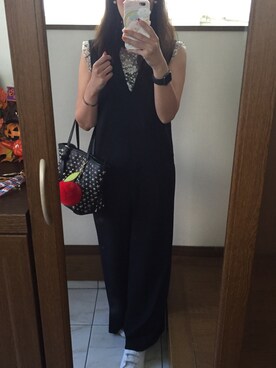 「UNITED ARROWS（ユナイテッドアローズ）のアイテム（つなぎ/オールインワン）」を使った、♡naho♡さん（レディース・158cm）の秋コーディネート