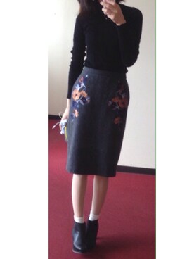 naoさん（レディース・163cm）の秋コーディネート