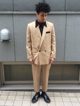 「ADIEU（アデュー）のアイテム」を使った、CANNABIS TOGAさん（メンズ・170cm）の秋コーディネート