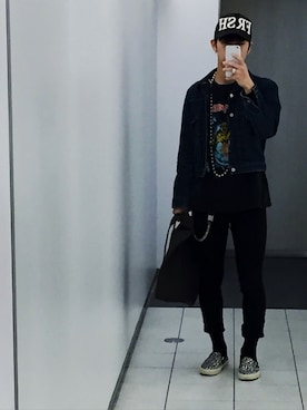 「FRESH.I.AM（フレッシュ.アイ.アム）のアイテム」を使った、まことさん（メンズ・168cm）の春コーディネート