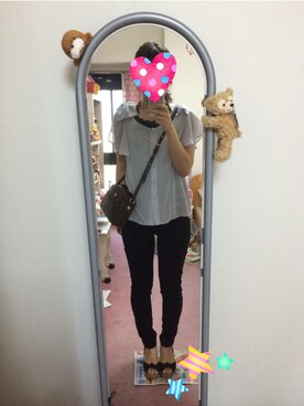 chemmyさん（レディース・160cm）の夏コーディネート