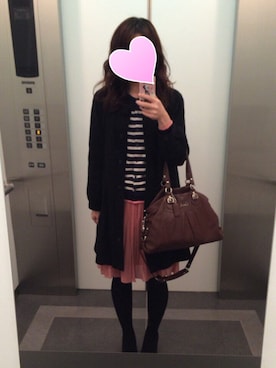 「春色」｜「アイテム（ピーコート）」を使った、chemmyさん（レディース・160cm）の春コーディネート