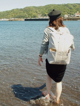 「Cable（ケーブル）のアイテム」を使った、Tokyo03さん（レディース・157cm）の春コーディネート