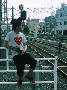 Cloudvsleeさんの（PLAY COMME des GARCONS | プレイコムデギャルソン）を使ったコーディネート