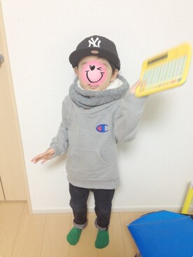 haaachiさん（キッズ・100cm）の冬コーディネート