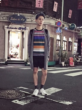 「WEEKDAY（ウィークデイ）のアイテム（ジャケット/アウター）」を使った、Ernie ERさん（メンズ・173cm）の秋コーディネート