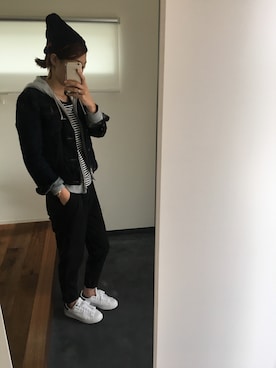 「Import & Select（インポートアンドセレクト）のアイテム（帽子）」を使った、ゆう☺︎さん（レディース・166cm）の秋コーディネート