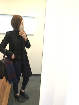 「BEAMS（ビームス）のアイテム（財布/小物）」を使った、ゆう☺︎さん（レディース・166cm）の秋コーディネート