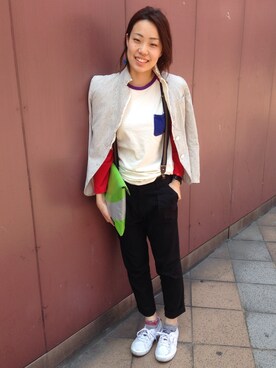 「rag & bone（ラグアンドボーン）のアイテム（ジャケット/アウター）」を使った、SEVENさん（レディース・162cm）の春コーディネート
