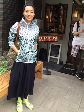 「TOOLS（ツゥールズ）のアイテム」を使った、SEVENさん（レディース・162cm）の夏コーディネート