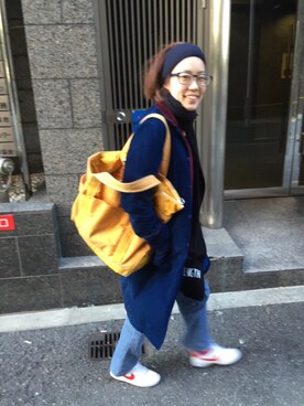 「FACETASM（ファセッタズム）のアイテム（ジャケット/アウター）」を使った、SEVENさん（レディース・162cm）の冬コーディネート