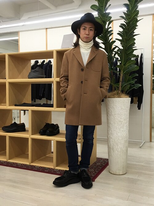 Takahiro_Kudose（FACTOTUM appartement）｜FACTOTUMのチェスターコートを使ったコーディネート - WEAR