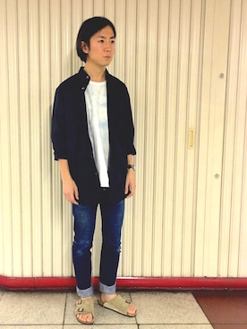 「アイテム（腕時計）」を使った、Takahiro_Kudoseさん（メンズ・163cm）の春コーディネート