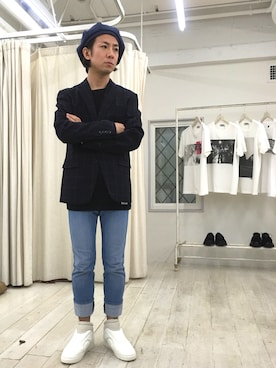 「denim」｜Takahiro_Kudoseさん（メンズ・163cm）の夏コーディネート