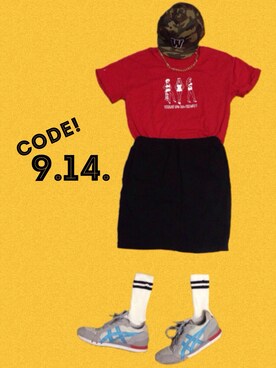 「Me%」｜「アイテム（スニーカー）」を使った、さいとうあみさん（レディース・167cm）の秋コーディネート