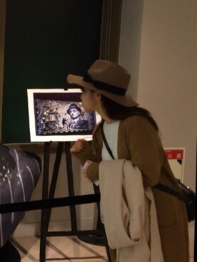 「fifth（フィフス）のアイテム（帽子）」を使った、eri2さん（レディース・154cm）の秋コーディネート