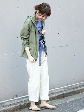 「Spick & Span（スピックアンドスパン）のアイテム（ブルゾン）」を使った、さく*さん（レディース・162cm）の冬コーディネート
