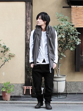 「backlash」｜「アイテム（ダウンジャケット/コート）」を使った、BERNICEさん（メンズ・175cm）の冬コーディネート