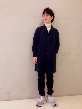 「URBAN RESEARCH（アーバンリサーチ）のアイテム（スニーカー）」を使った、OHBUCHI TAKUYAさん（メンズ・170cm）の秋コーディネート