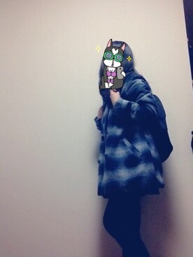 「WEGO（ウィゴー）のアイテム（ピーコート）」を使った、risatoさん（レディース・155cm）の春コーディネート
