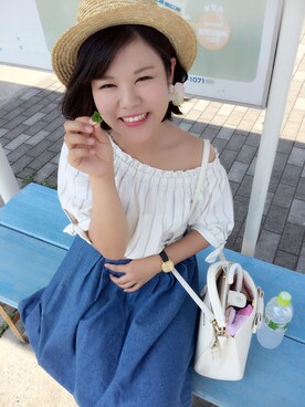 愛美さんです。さん（レディース・151cm）の夏コーディネート