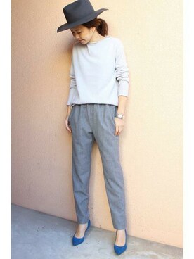 「hat」｜MYHさん（レディース・166cm）の冬コーディネート