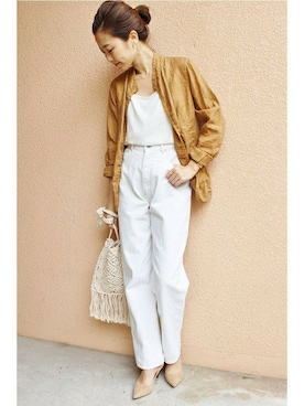 「タックイン」｜MYHさん（レディース・166cm）の冬コーディネート