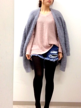 「サイドゴアショートブーツ」｜mochimomo.323さん（レディース・159cm）の秋コーディネート