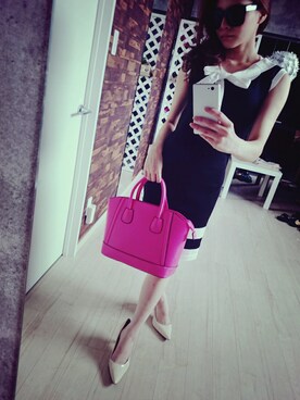 「shopnikoniko（ショップニコニコ）のアイテム」を使った、藤田よしみさん（レディース・151cm）の夏コーディネート