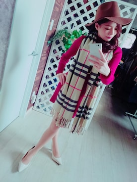 「タートルネックワンピース」｜藤田よしみさん（レディース・151cm）の秋コーディネート