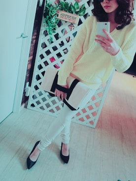 「shopnikoniko（ショップニコニコ）のアイテム」を使った、藤田よしみさん（レディース・151cm）の冬コーディネート