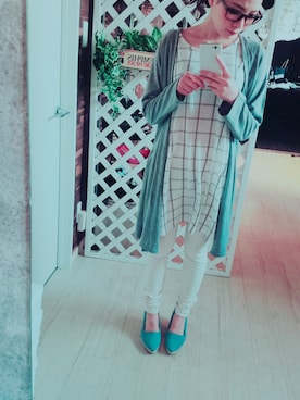 「shopnikoniko（ショップニコニコ）のアイテム」を使った、藤田よしみさん（レディース・151cm）の冬コーディネート