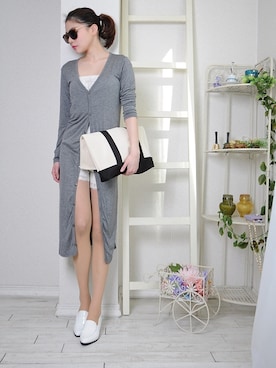 「shopnikoniko（ショップニコニコ）のアイテム」を使った、藤田よしみさん（レディース・151cm）の冬コーディネート