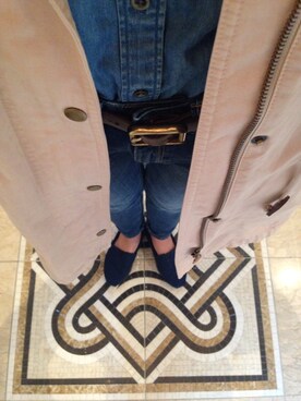 「GAP（ギャップ）のアイテム（財布/小物）」を使った、まゅさん（レディース・162cm）の冬コーディネート