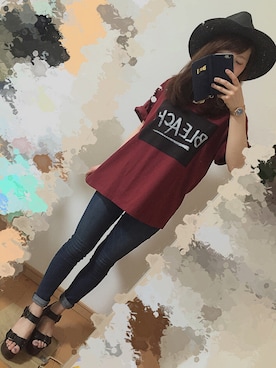 「厚底」｜rさん（レディース・155cm）の夏コーディネート