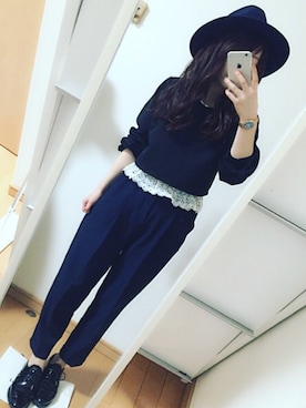「アイテム（チョーカー）」を使った、rさん（レディース・155cm・20代）の春コーディネート