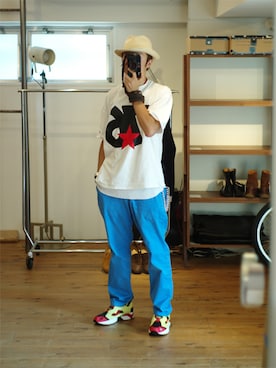 下野宏明さん（メンズ・180cm）の夏コーディネート