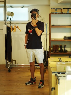 下野宏明さん（メンズ・180cm）の夏コーディネート