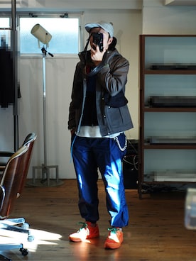 下野宏明さん（メンズ・180cm）の秋コーディネート