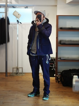 下野宏明さん（メンズ・180cm）の秋コーディネート