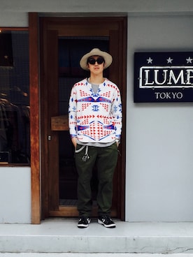 下野宏明さん（メンズ・181cm）の春コーディネート