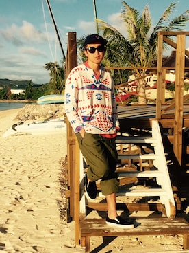 下野宏明さん（メンズ・181cm）の春コーディネート