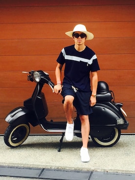 下野宏明さん（メンズ・181cm）の夏コーディネート